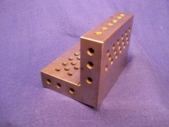 Machinist Angle Block Plate 90 deg. Precision Hardened Ground Fixture 3x3x4x1