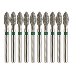 Dental Diamond FG Burs Egg Football High Speed 368/023C 368/023F Coarse Fine