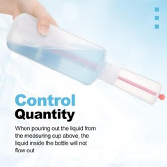 2Pcs 500Ml Catalyst Dispenser Bottle Adjustable Volume Dispen Measuring Cup NEW