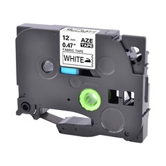 1PK Black on White Fabric Iron-on Clothing Label Tape for Brother TZ TZe FA231