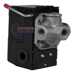 Heavy Duty 4port 25 Amp Air Compressor Pressure Switch Control Valve 105-135 PSI
