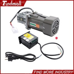 Findmall Worm Gear Motor with Speed Controller 120W 110V 80K 18RPM CW/CCW 14mm