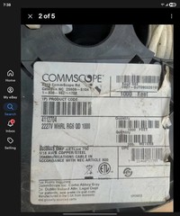 Commscope Uniprise Solutions 2227V Whrl RG6 QD 18awg 50ft PER ORDER