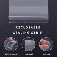 Versatile 300 PCS Assorted Plastic Bags – Mini Storage Solutions for Crafts