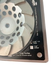 New Diamond Products Core Cut Deluxe Cut Cup Grinder 7″ Turbo For Fast Grinding