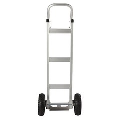 Aluminum Alloy Hand Truck Cart Heavy Duty Dolly W/ Rubber Wheels 440lbs/500lbs