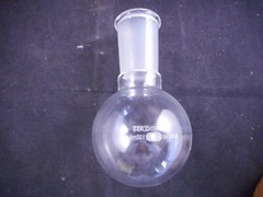 CHEMGLASS Round Bottom Flask 100mL Single Neck 24/40 Heavy Wall CG-1506-05