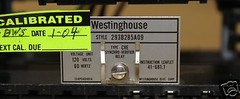 ABB WESTINGHOUSE STYLE 293B285A09 TYPE CVE SYNCHRO-VERIFIER RELAY 120V