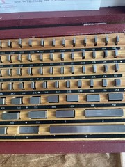 Gage block set 81 Pcs From .050-4.000