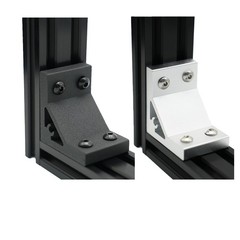 Iverntech 8pcs Corner Bracket 37x50mm for 2040 Aluminum Extrusion 2040, Black