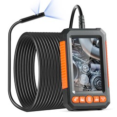 VEVOR Endoscope Camera with Lights Dual Lens Borescope 49.2FT Cable 4.3″ Screen