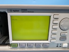 AGILENT 8163A Lightwave Multimeter , 81560A Optical Attenuator /w 11593A