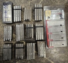 (LOT OF 25 SETS) Ridgid Pipe Threading Dies NPT, UNC, UNF, NF, Coarse & Fine Uni