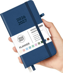 Pocket Planner 2026-2027, Weekly Monthly Planners for Purse, 3.5″ x 6″, July 202