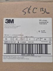 3M Silver Cut-Off Wheel, 87462, T1, 4 in x .060 in x 3/8 in
