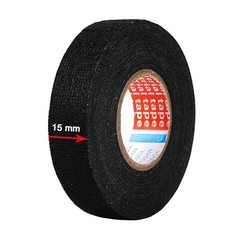 tesa 51608 15mm-50FT Adhesive Wiring Cloth Tape Isoband 2 Piece – Black