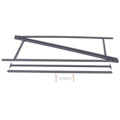 Black Metal Clothes Rack Garment Hanger Clothes Display Stand For Clothing Store