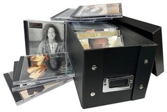 1 CheckOutStore Black CD Jewel Cases Storage Box (Holds 29 Cases) **1-3 DAYS