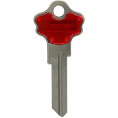 Hillman 88909 Blue/Silver #97 Traditional Single Sided Blank Key (Pack of 10)