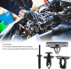 55pcs Fenders Mounting Clips Wheel Fender Flare Clips Hardware Kit Fits for Jeep