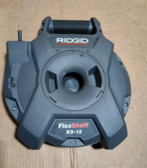 RIDGID K9-12 FlexShaft Wall-to-Wall Drain Cleaner, 1/4 in. x 30 ft. – Read Desc!