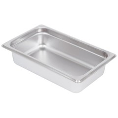 4 PACK 1/4 Size Stainless Steel 2 1/2″ Deep Steam Prep Table Food Pan Salad Bar