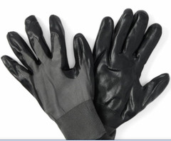 12 Pairs! Superior Dexterity Black Foam Nitrile Palm Coated Nylon Glove Size: 9
