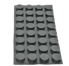 3/16″ Thick Round Stick on Rubber Feet for Electronics 1/2″ Wide Adhesive Back