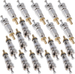 20 Pack Valve Core Replacement Copper High Pressure R22 R32 R410A Schrader Valve