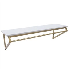 Gold Metal Garment Clothes Rack Clothing Rack Clothes Wall Shelf Hanger Display