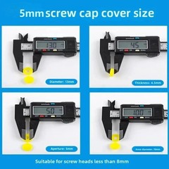 100 Pcs Black Hinged Screw Cover Caps – Snap Flip Tops w/ Washers Small