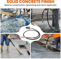 1500W Power Concrete Vibrator Tools, 16000 VPM Portable Cement Concrete 15Ft Rod