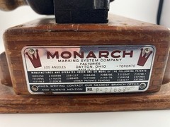 Monarch Pathfinder | Price Tag Marking Machine | Metal & Wood | Nice | Used