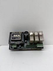 Sick LCU-AM 7022760 Electronic Relay Base Power Supply 240VAC 24VDC 10-Amps