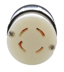 NEMA L16-30R – 3-Phase 30A, 480V Locking Female Connector in Black