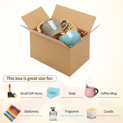 6X4X4-Small-Shipping-Boxes-30-Pack-Brown-Corrugated-Box-Mailers, Cardboard Boxes