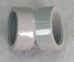 Spears® 819-020 Standard 45° Elbow 2″ FNPT SCH 80 CPVC F437 Female Threaded