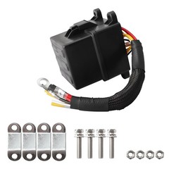 12V Automotive Relay Box 3 Way Relay Fuse Box, with 12 AWG Pre-Wired Universal