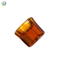 GLASS DAPPEN DISH HONEY BROWN ACRYLIC HOLDER CONTAINER DENTAL COSMETOLOGY 12/PCS