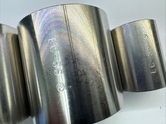 3/4″ 1-1/2″ 2″ Lot of SS Stainless Conduit Couplings