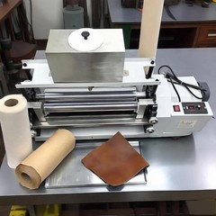 Paper Lather Glue Coating Machine Double-Sided Glue Applicator 15.3″ Soft Roller