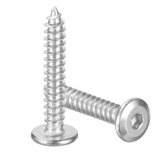 M3 X 25Mm (25 Pack) Flat round Socket Head Screws, Stainless Steel Self Tapping