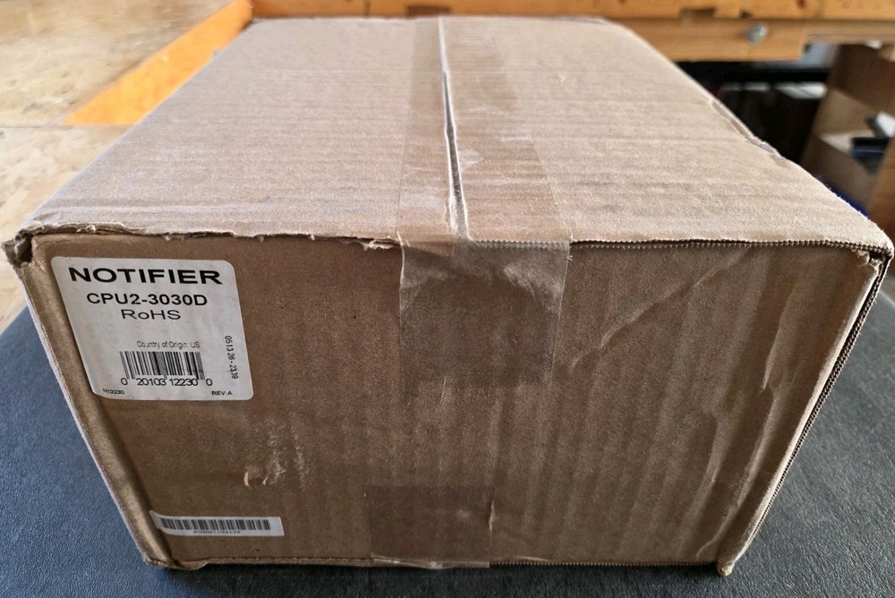 NOTIFIER CPU2-3030D NFS2-3030D CPU WITH DISPLAY V33 – BRAND NEW