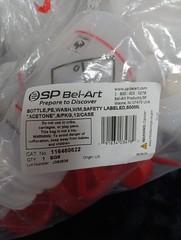 Sp BEL-ART Wash Bottle, Std Spout, Acetone, 6 Count Plus Free Shipping
