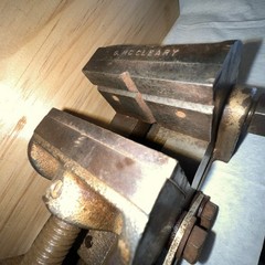Vintage Tilting Machinist Drill Press Vise 1.5” X 2 1/2” Jaws USA