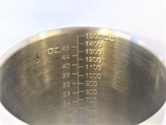 Stainless Steel Beaker Cup Mug 500-2000 ml 16-64 oz Lab Measuring Pitcher Handle
