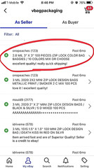 BaggiesSince1987 – 3030 Zip Color Bags 3″X3″ MIX OR CHOOSE 500PCS, READ DETAILS