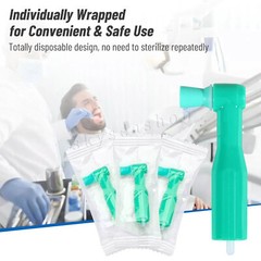 US Dental 1:1 LED Fiber Optic Internal Water Spray Contra Angle Handpiece SANDEN