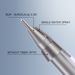 Dental 20° Straight Head Surgical Operation Handpiece External Water Spray