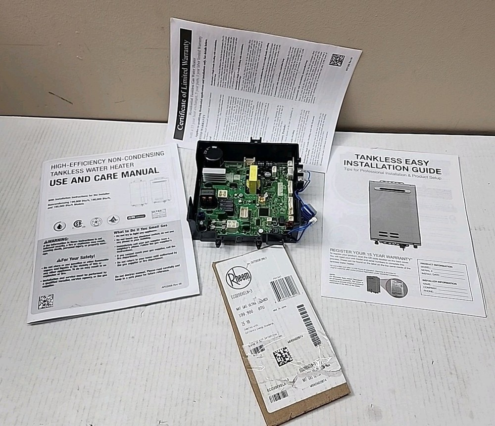 Rheem Control Board For Tankless Water Heater ECO200XELN-3